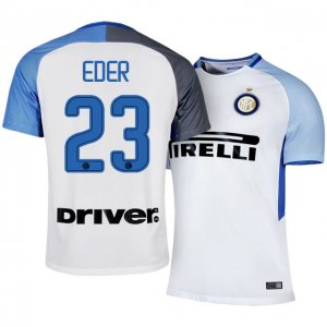 Inter Milan Away 2017/18 #23 Eder Citadin Martins Soccer Jersey Shirt