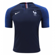 France Home 2018 World Cup 2 Stars Soccer Jersey Shirt