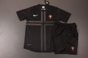 Kids Portugal 13/14 Away Jersey Kit(Shirt+shorts)