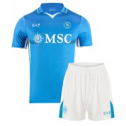 Kids 24/25 Napoli Home Jersey (Shirt+Shorts)