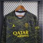 PSG 22/23 Fourth Black Long Sleeve Soccer Jersey Football Shirt