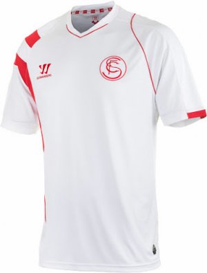 Sevilla Futbol Club 14/15 White Home Soccer Jersey