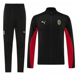 AC Milan 24/25 Black Full Zipper Jacket