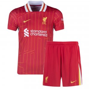 Kids Liverpool 24/25 Home Soccer Kit (Shirt+Shorts)