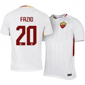 Roma Away 2017/18 Federico Fazio #20 Soccer Jersey Shirt