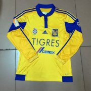 Tigres Home LS 2015-16 Soccer Jersey