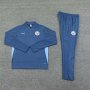 Manchester City 24/25 Grey Half Zipper Tracksuit