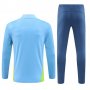 Manchester City 24/25 Blue Half Zipper Tracksuit