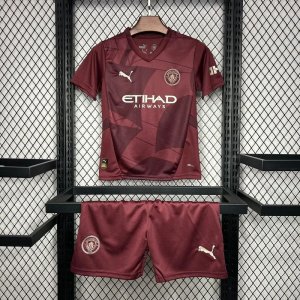 Kids Manchester City 24/25 Third Kit (Shirt+Shorts)