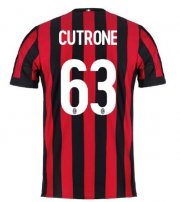 AC Milan Home 2017/18 Cutrone #63 Shirt