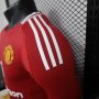 Authentic Manchester United 24/25 Home Match Shirt - Long Sleeve