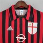 AC Milan 99/00 Retro Home Long Sleeve Shirt