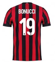 AC Milan Home 2017/18 bonucci #19 Shirt