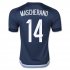 Argentina 2015-16 MASCHERANO #14 Away Soccer Jersey