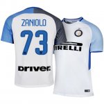 Inter Milan Away 2017/18 #73 Nicolo Zaniolo Soccer Jersey Shirt