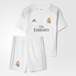 Kids Real Madrid 2015-16 Home Soccer Kits(Shirt+Shorts)