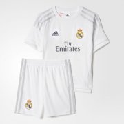 Kids Real Madrid 2015-16 Home Soccer Kits(Shirt+Shorts)