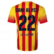 13/14 Barcelona #22 DANI ALVES Away Shirt