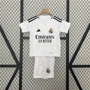 Kids/Youth Real Madrid 24/25 Home Kit (Shirt+Short)