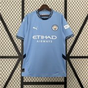 Manchester City 24/25 Home Blue Soccer Jersey Football Shirt