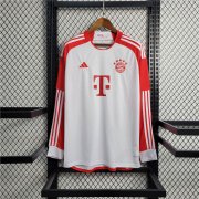 Bayern Munich 23/24 Home Long Sleeve Soccer Jersey Football Shirt