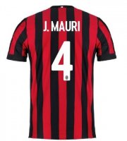 AC Milan Home 2017/18 J. MAURI #4 Shirt