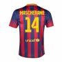 13/14 Barcelona #14 Mascherano Home Shirt