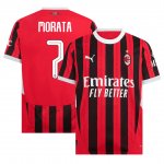 AC Milan 24/25 Home Shirt MORATA #7 - UCL Font