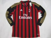 13/14 AC Milan Home Long Sleeve Shirt