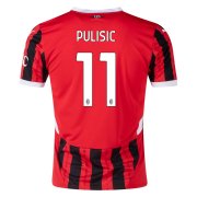 AC Milan 24/25 Home Red Soccer Jersey Football Shirt PULISIC #11