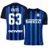 Inter Milan Home 2017/18 #63 Rigoberto Rivas Soccer Jersey Shirt