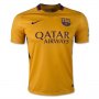 Barcelona Away 2015-16 JORDI ALBA 18 Soccer Jersey Yellow