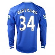 13-14 Chelsea #34 BERTRAND Home Long Sleeve Jersey Shirt