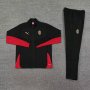 AC Milan 24/25 Black Full Zipper Jacket