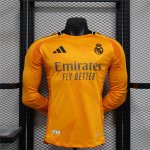 Authentic Real Madrid 24/25 Away Long Sleeve Match Shirt