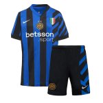 KIDS INTER MILAN 24/25 HOME BLUE FOOTBALL KIT(Shirt+Shorts)