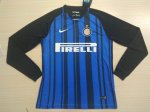 Inter Milan Home 2017/18 LS Soccer Jersey Shirt