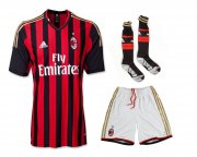 13/14 AC Milan Home Whole Kit(Shirt+Short+Socks)