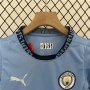 Kids Manchester City 24/25 Home Kit (Shirt+Shorts)