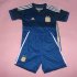 Kids 2014 World Cup Argentina Away Whole Kit(Shirt+Shorts)