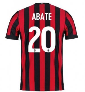 AC Milan Home 2017/18 Abate #20 Soccer Jersey