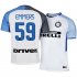 Inter Milan Away 2017/18 #59 Xian Emmers Soccer Jersey Shirt