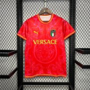 Italy X Versace Football Shirt Red Soccer Jersey