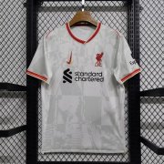 24/25 Liverpool Away White Soccer Jersey Football Shirt