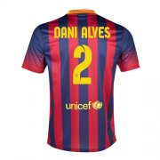 13/14 Barcelona #2 Dani Alves Home Shirt