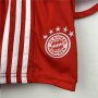 Kids Bayern Munich 23/24 Home Suits (Shirt+Shorts)