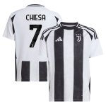 24/25 Juventus Home Football Shirt Chiesa #7