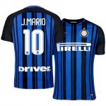 Inter Milan Home 2017/18 #10 Joao Mario Soccer Jersey Shirt