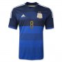 2014 Argentina #8 ZANETTI Away Soccer Jersey Shirt