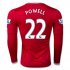 Manchester United LS Home 2015-16 POWELL #22 Soccer Jersey